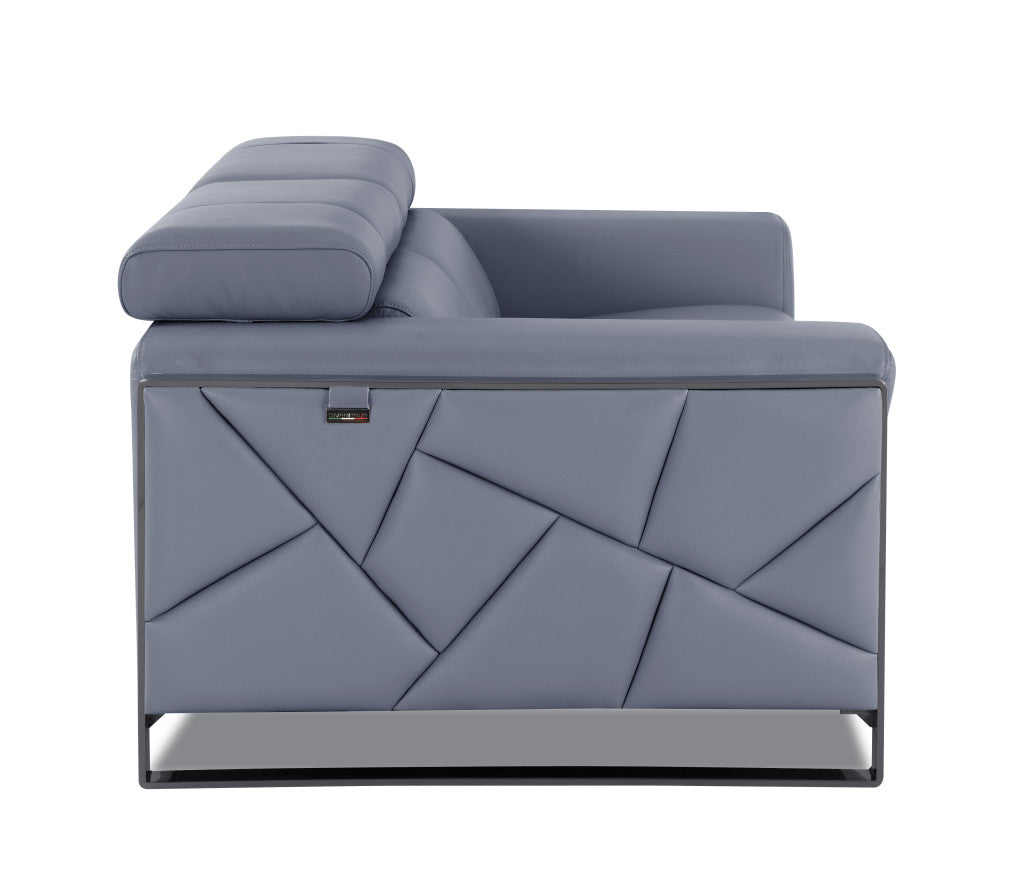 Italian Leather Loveseat