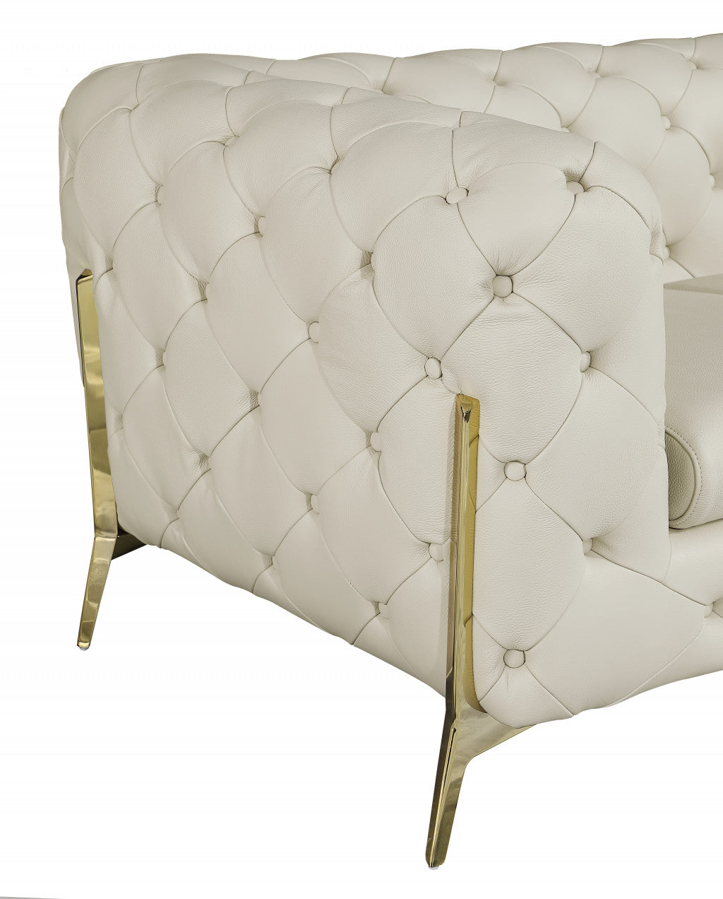 Italian Leather Loveseat