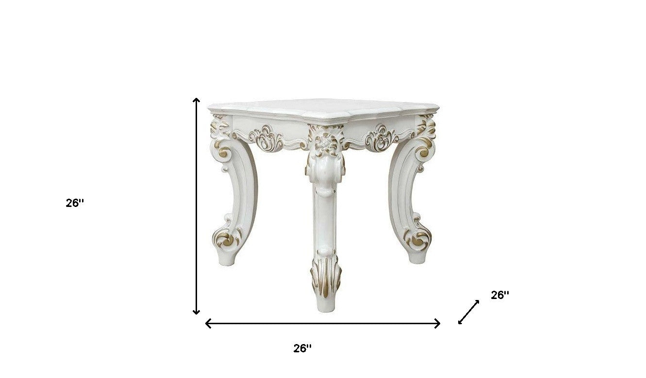 Manufactured Wood Square End Table