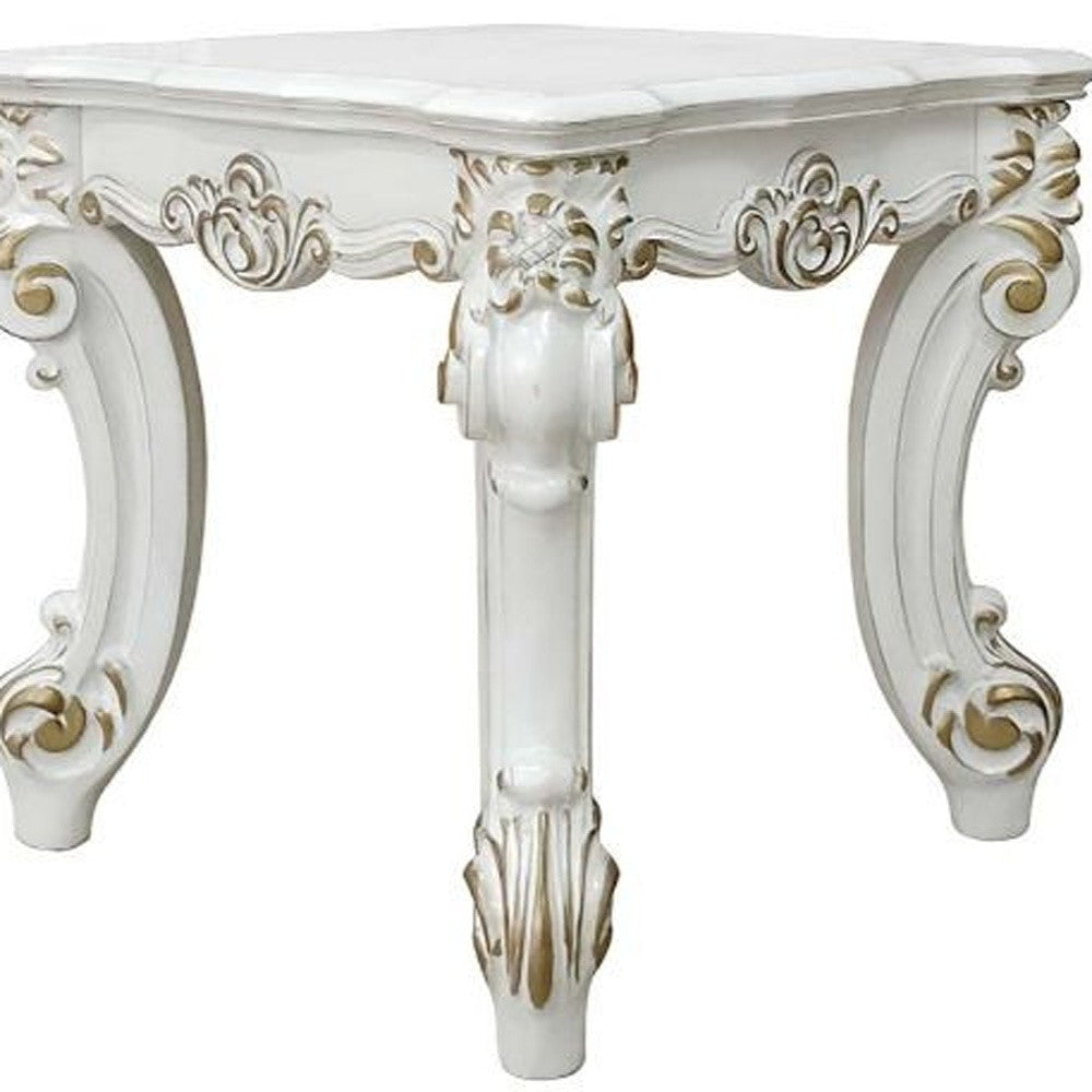 Manufactured Wood Square End Table