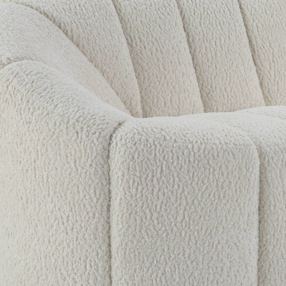 Sherpa Sofa with Black Legs