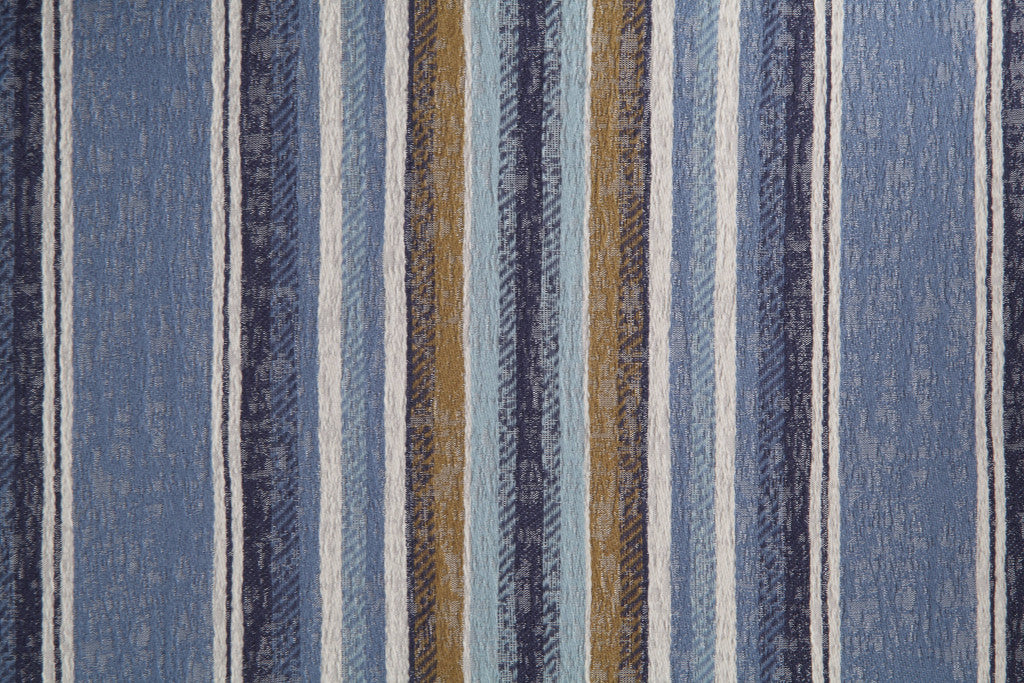 Fabric Striped Wingback Chair and Toss Pillow