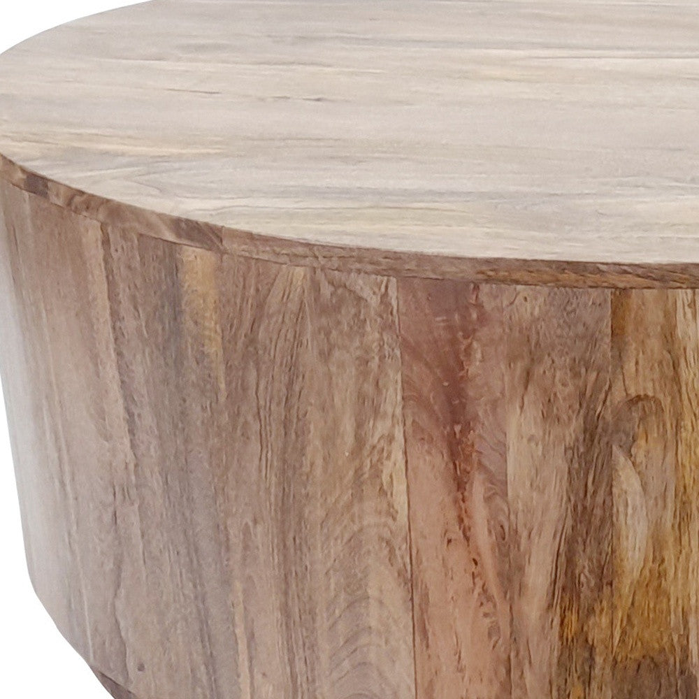 Solid Wood Round Coffee Table