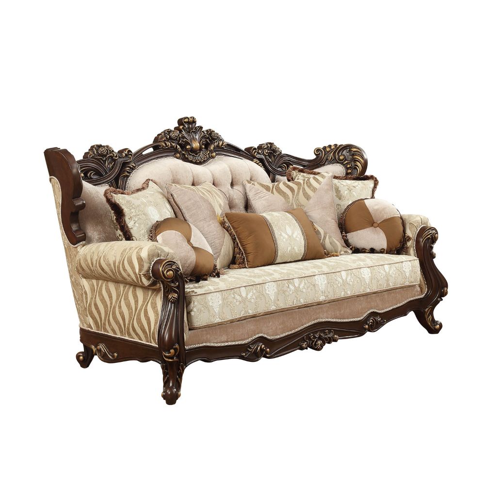 Shalisa Sofa W/7 Pillows