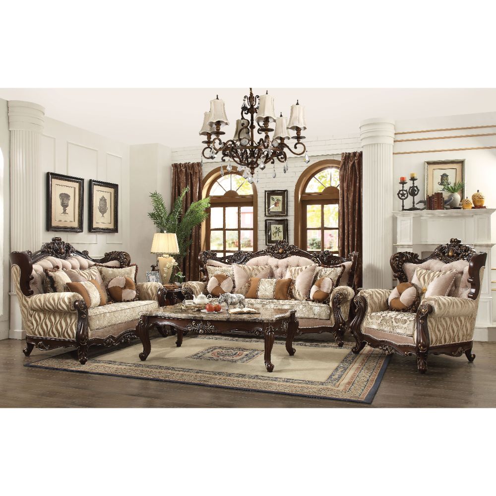 Shalisa Sofa W/7 Pillows