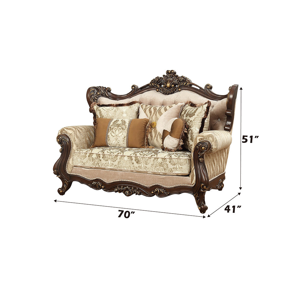 Shalisa Loveseat W/5 Pillows
