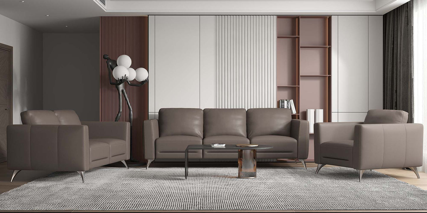 Leather Loveseat