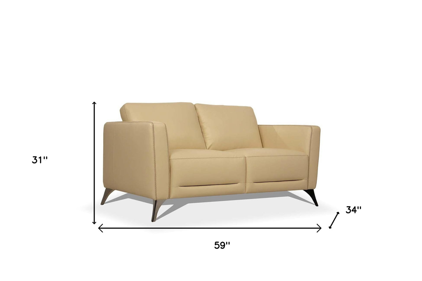 Leather Loveseat
