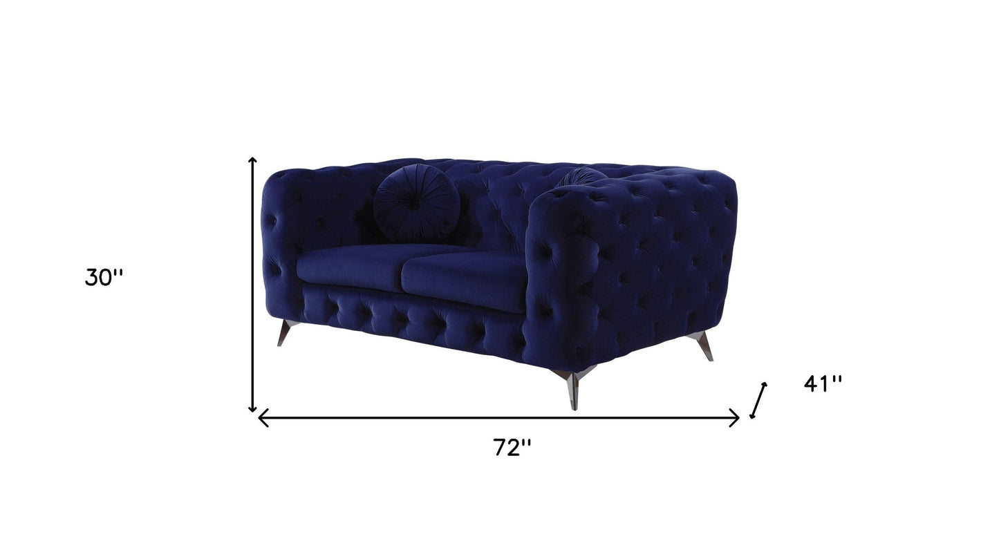 Velvet Loveseat