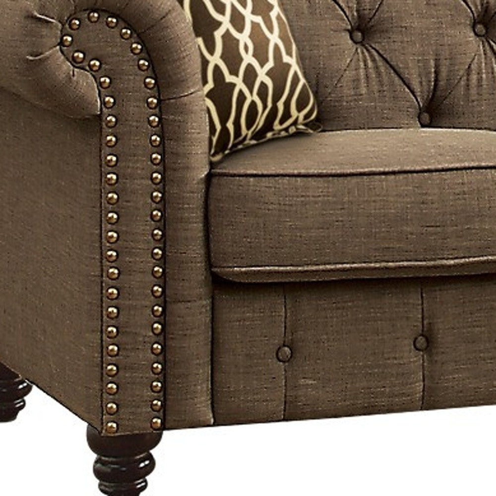 Linen Loveseat
