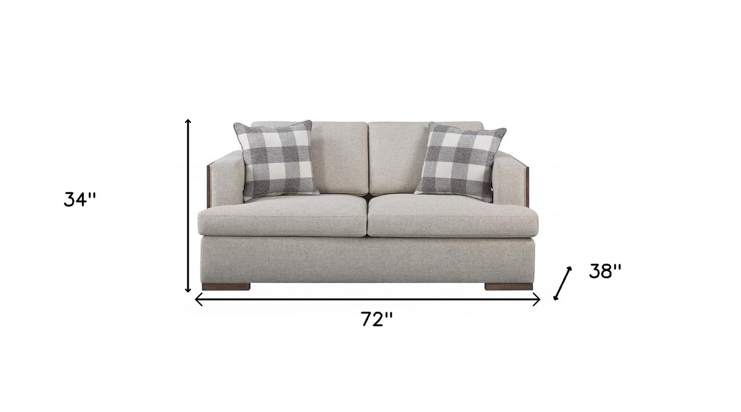 Linen Loveseat