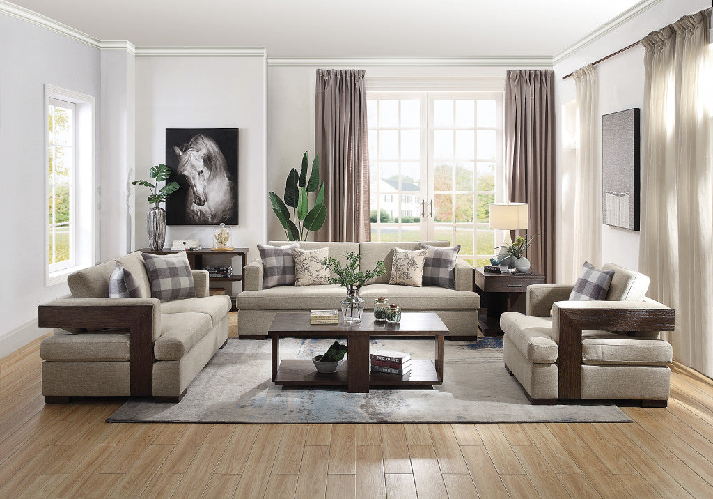 Linen Loveseat