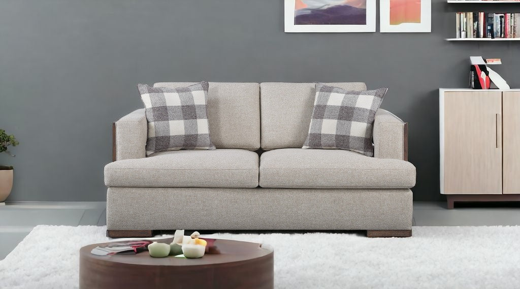Linen Loveseat