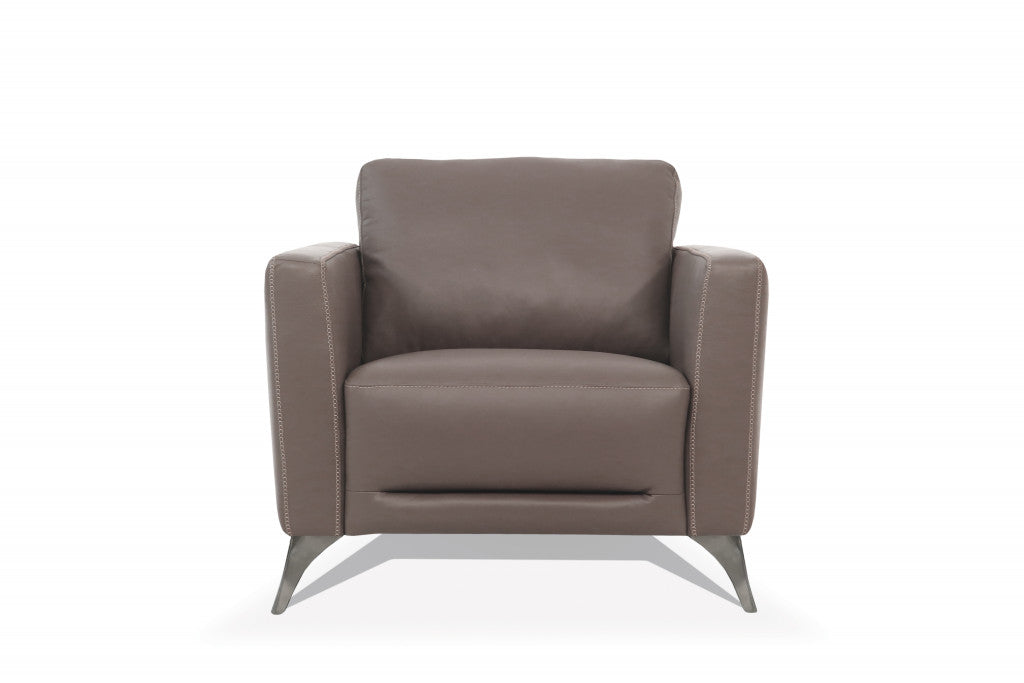 Genuine Leather Arm Chair