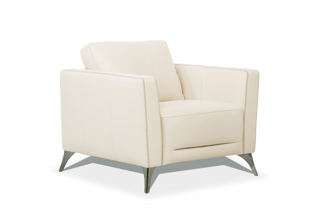 Genuine Leather Arm Chair