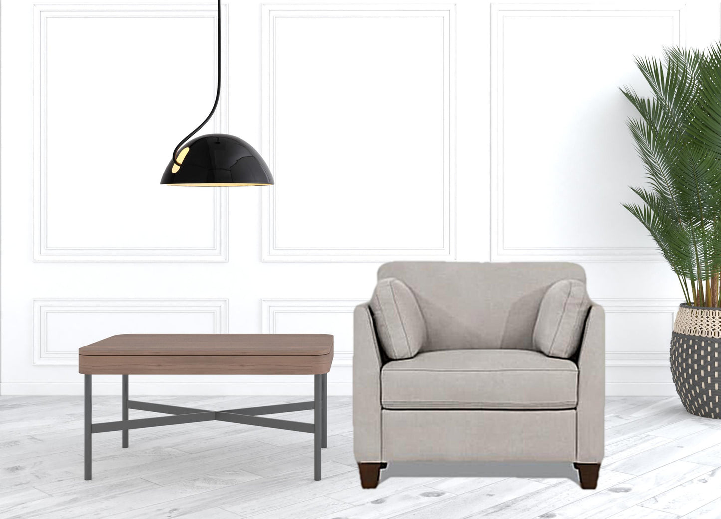 Genuine Leather Arm Chair