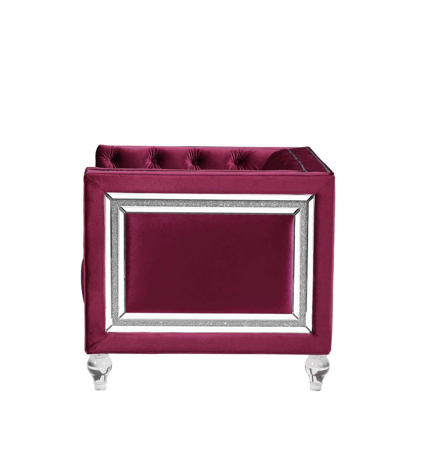 Velvet Tufted Arm Chair