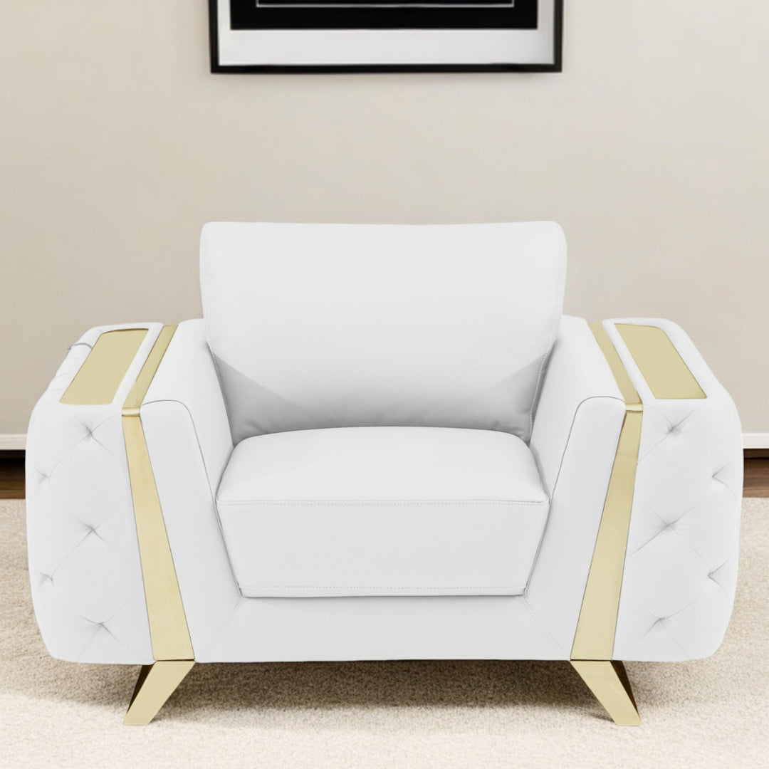 Genuine Leather Club Chair