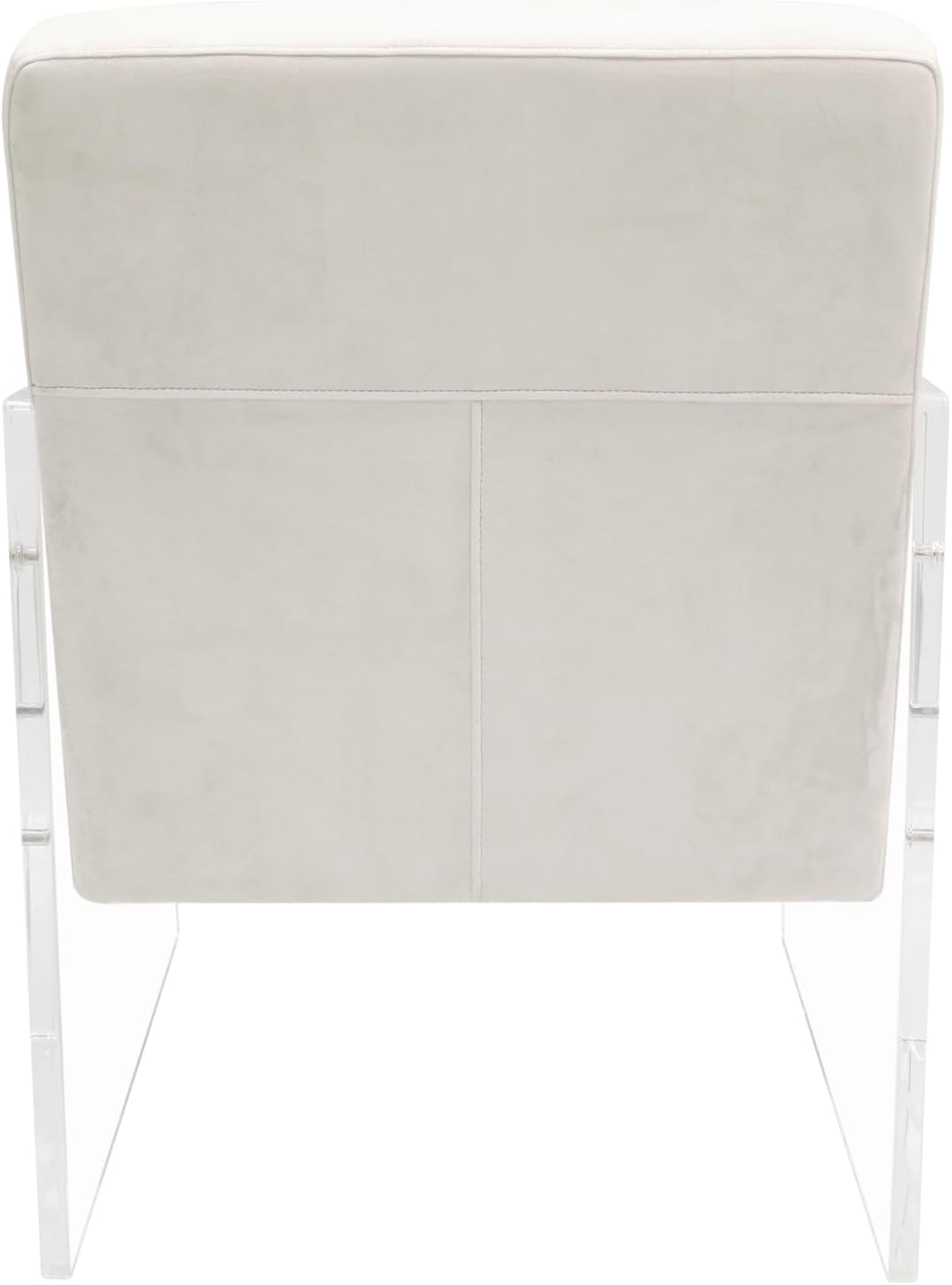 Tribecca Collection Acrylic & Velvet Accentchair