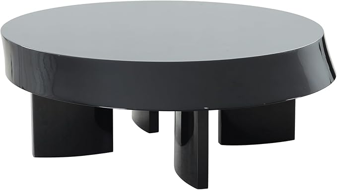 Rivano Design Shiny Black Coffee Table