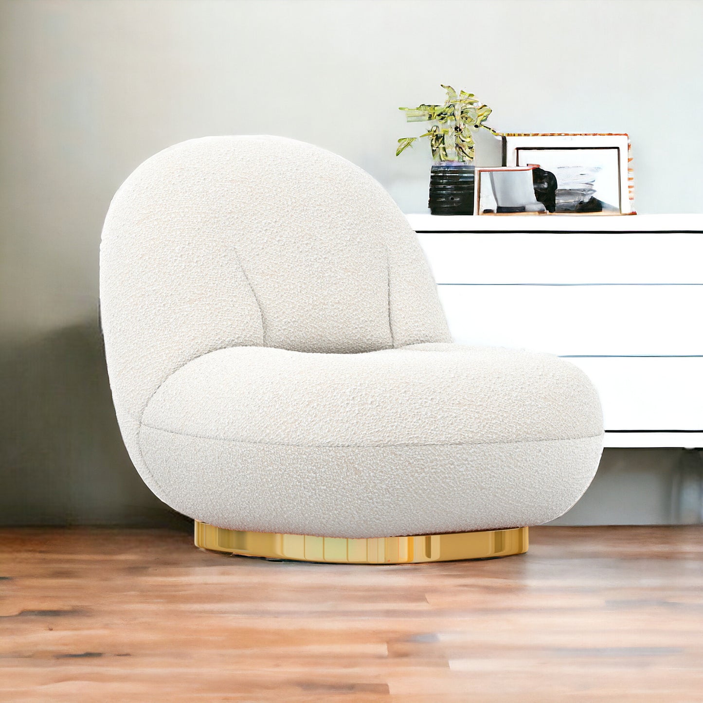 Boucle Slipper Chair