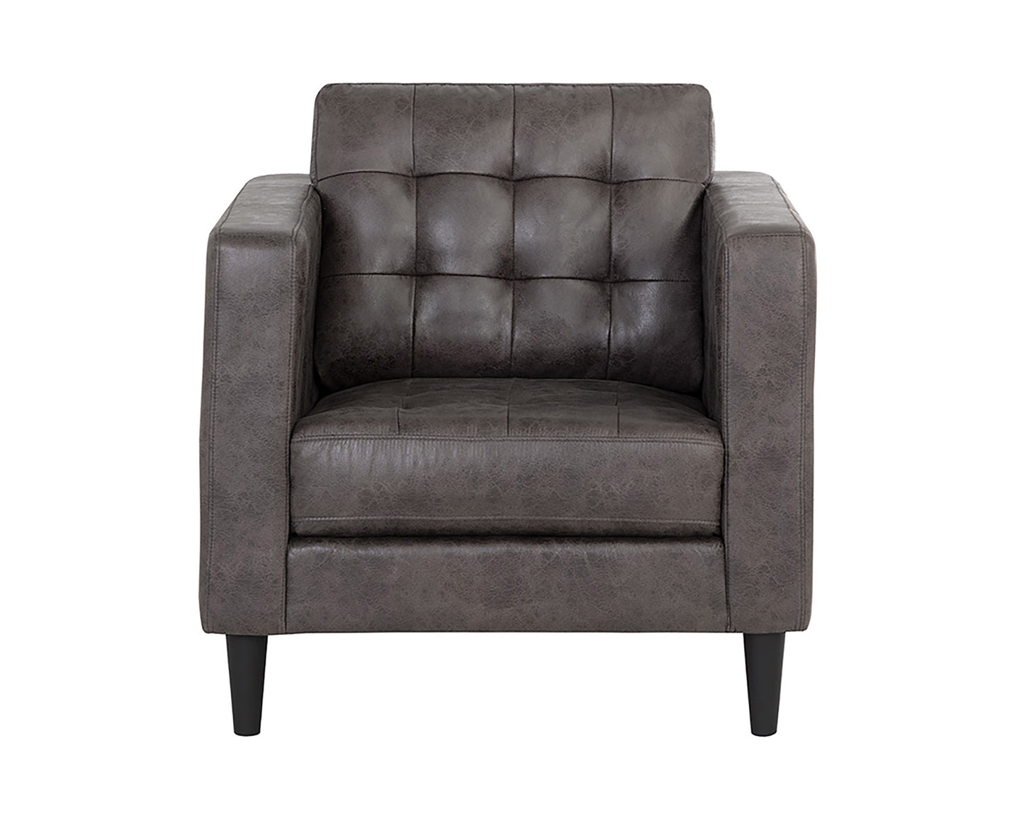 Fabric Tufted Arm Chair