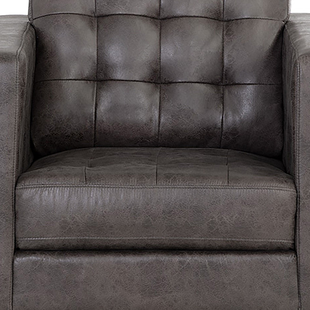 Fabric Tufted Arm Chair