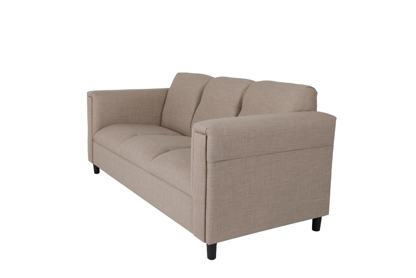 Polyester Sofa with Black Legs