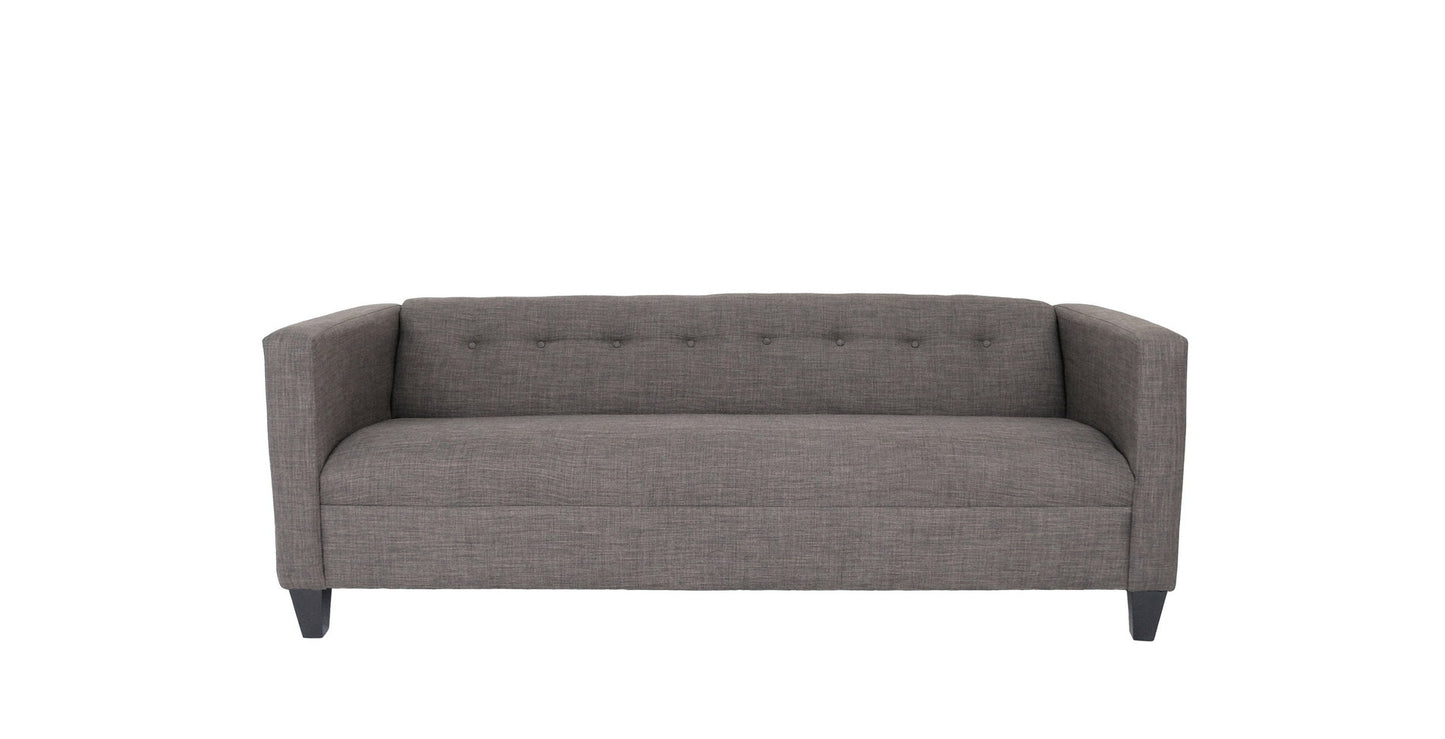 Polyester Sofa with Black Legs