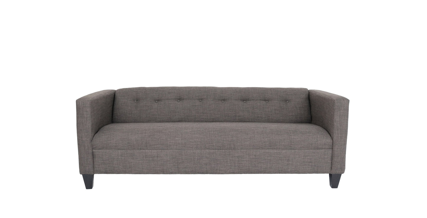 Polyester Sofa with Black Legs