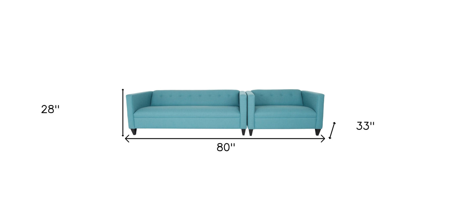 Two Piece Polyester Blend Seating Set