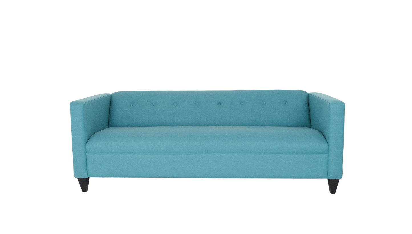 Polyester Sofa with Black Legs