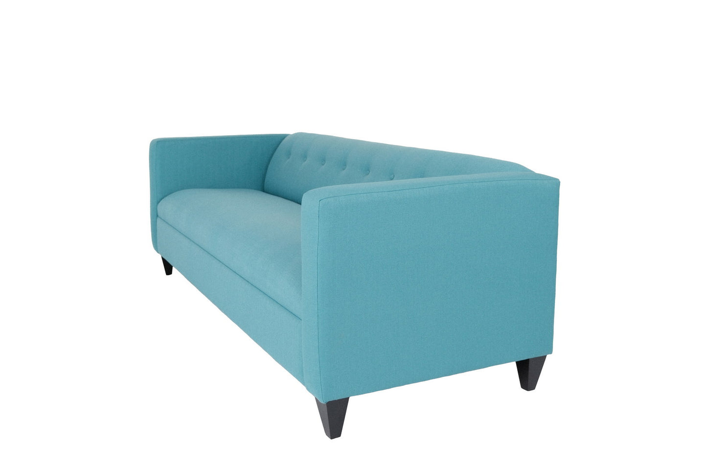 Polyester Sofa with Black Legs