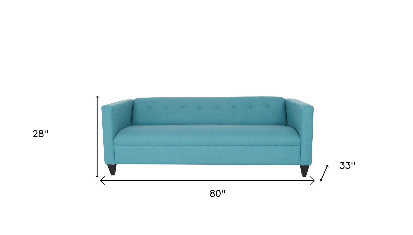 Polyester Sofa with Black Legs