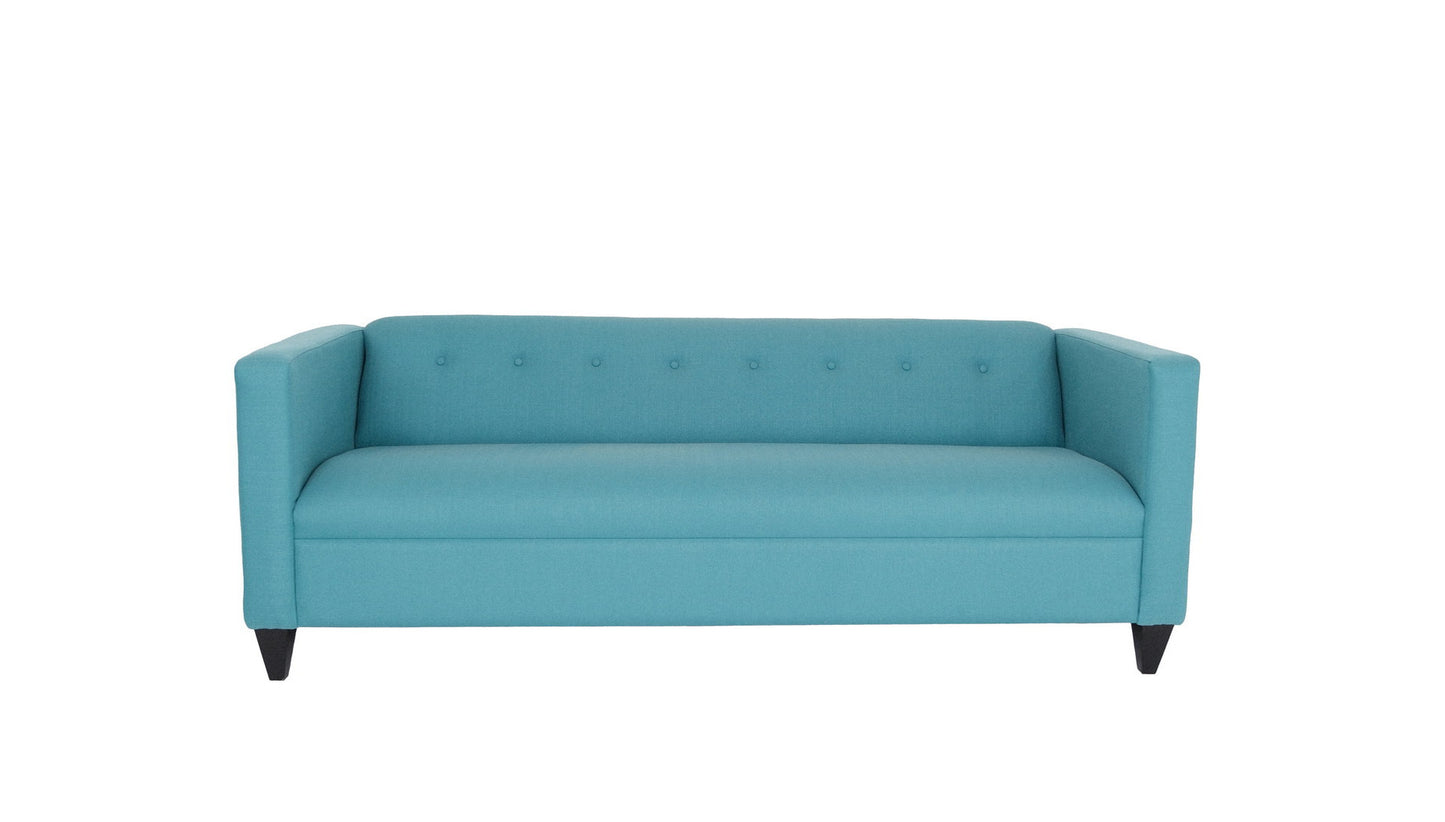 Polyester Sofa with Black Legs
