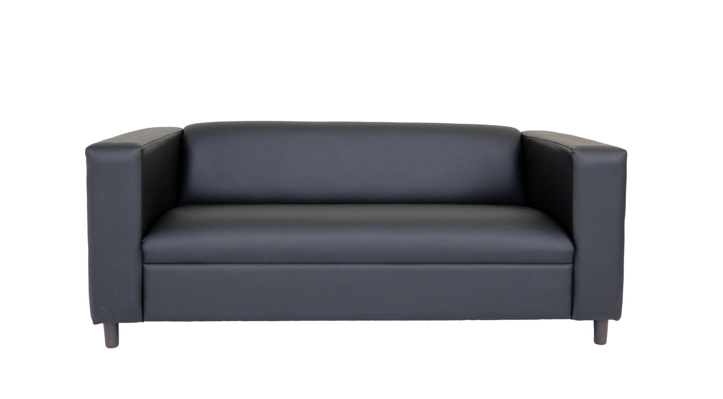 Faux Leather Sofa