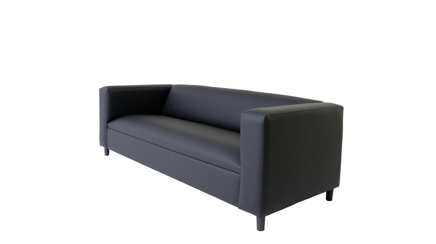 Faux Leather Sofa