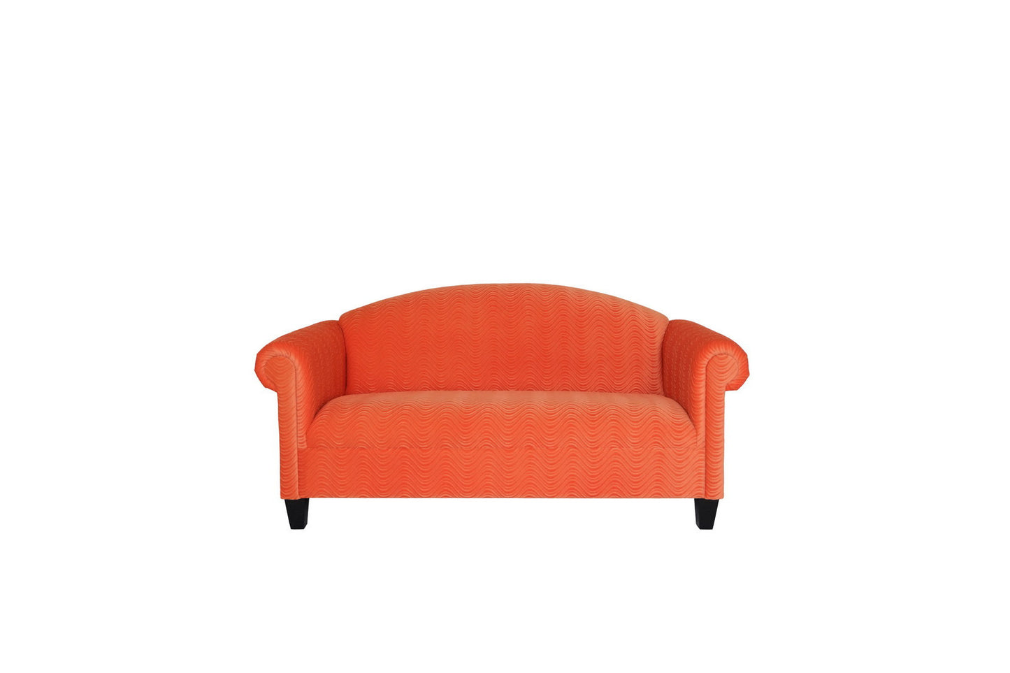 Velvet Sofa with Black Legs