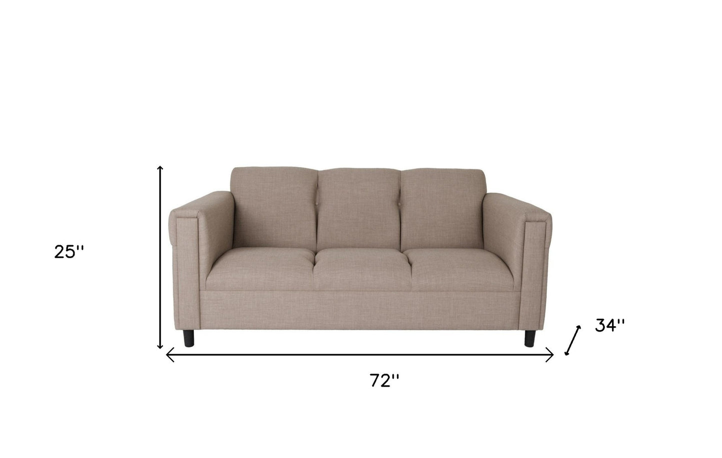 Two Piece Five Person Seating Set