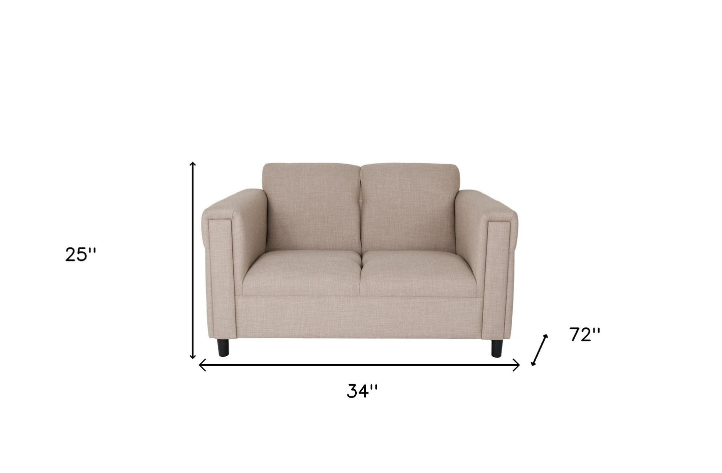 Two Piece Five Person Seating Set