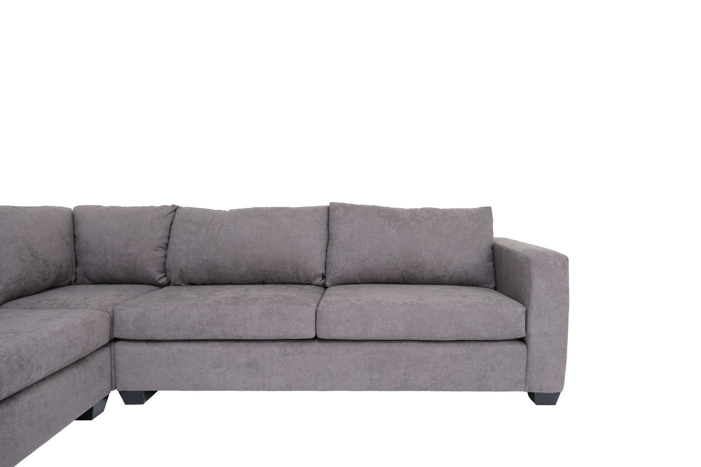 Polyester Blend L Shaped Three Piece Corner Sectional
