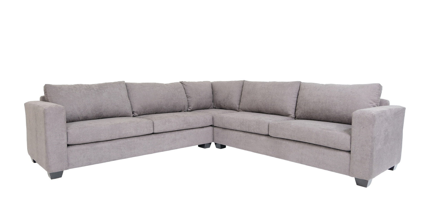 Polyester Blend L Shaped Three Piece Corner Sectional