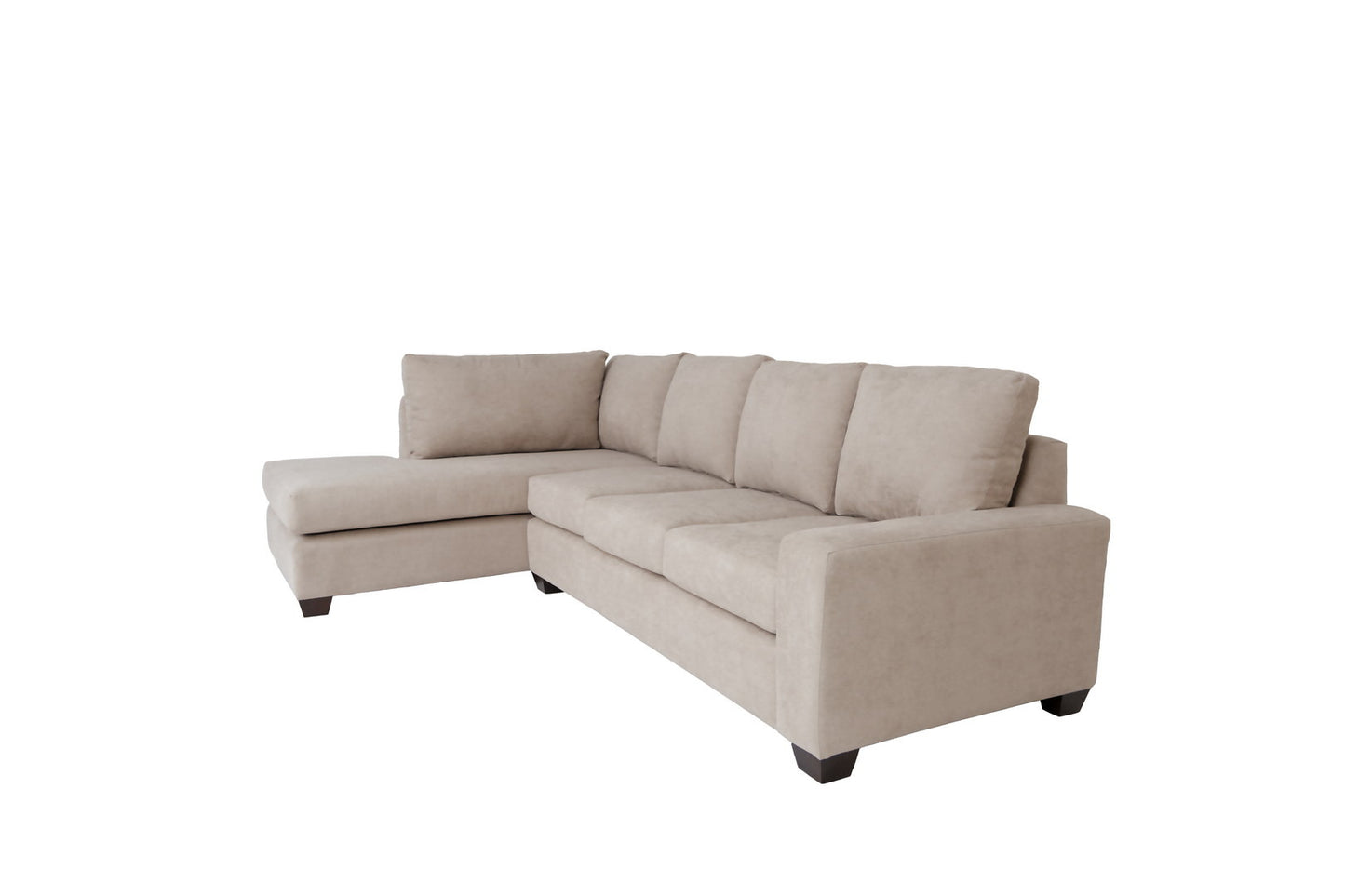 Polyester Blend L Shaped Two Piece Sectional