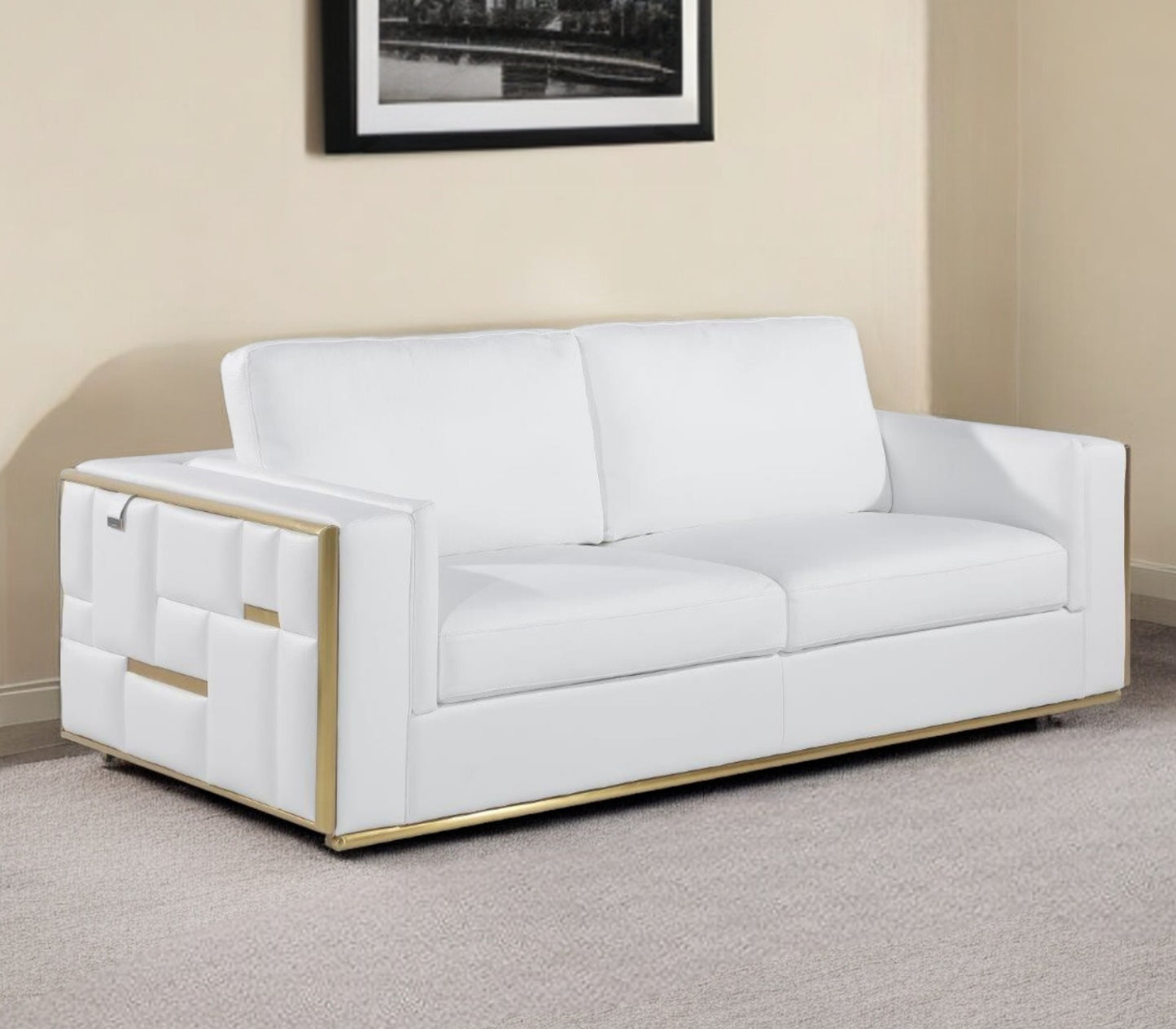 Italian Leather Sofa