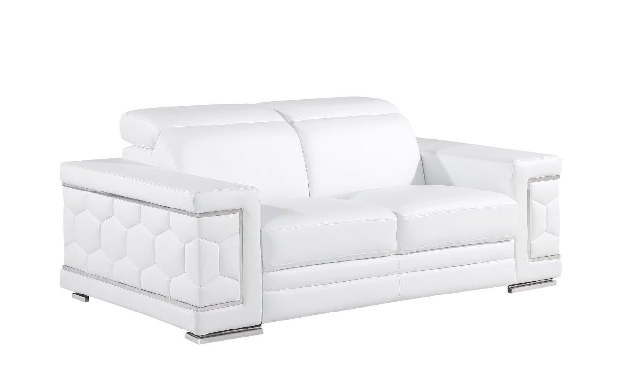 Genuine Leather Love Seat