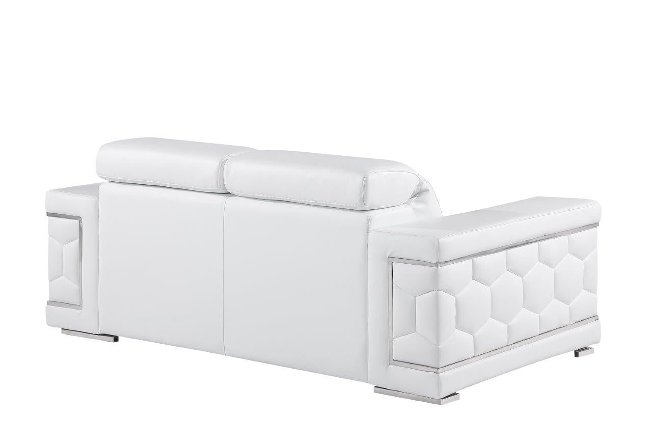 Genuine Leather Love Seat
