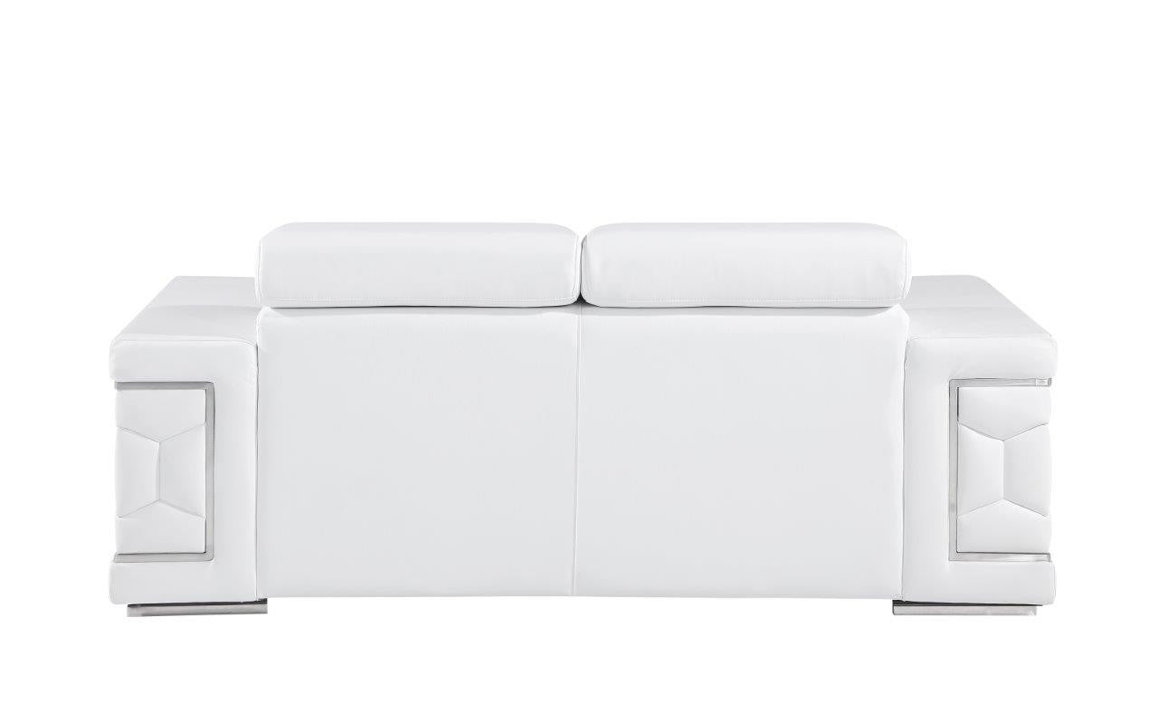 Genuine Leather Love Seat
