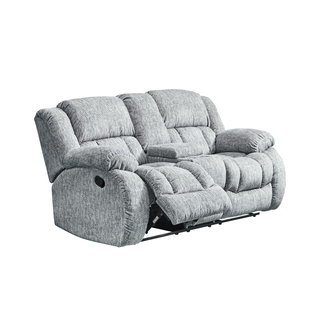 Manual Reclining Loveseat with Storage