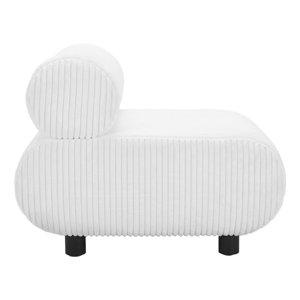 Corduroy and Upholstered Side Chair