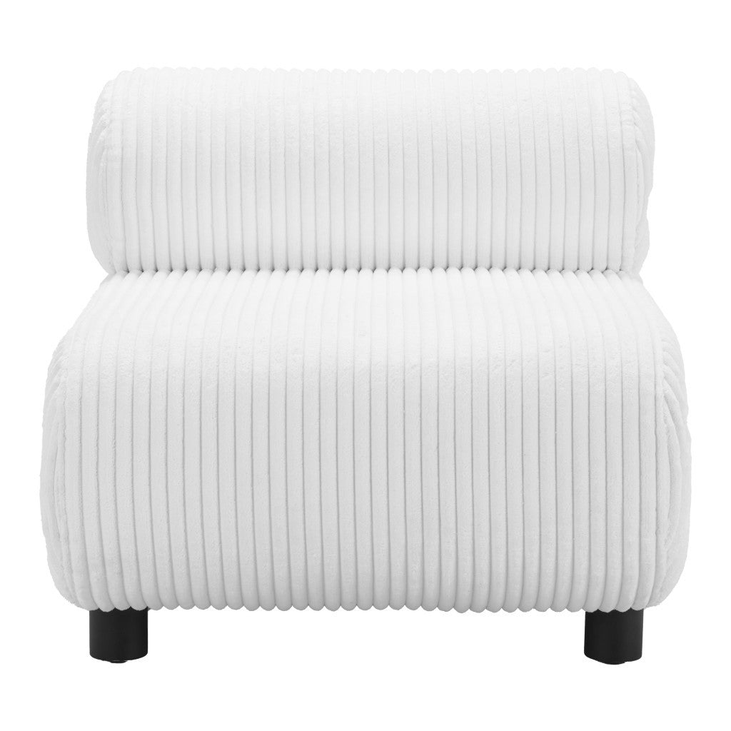 Corduroy and Upholstered Side Chair